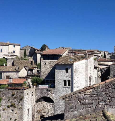 Maison Pierre Et Voute Au Coeur Du Village Balazuc Bagian luar foto