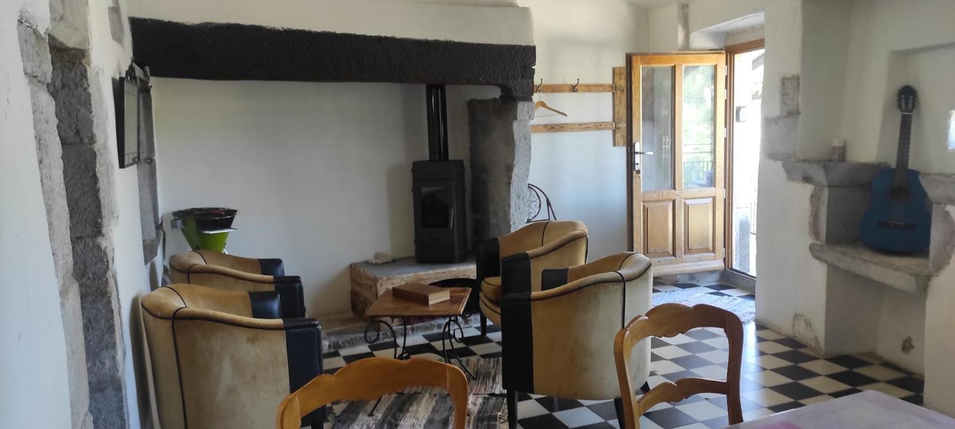 Maison Pierre Et Voute Au Coeur Du Village Balazuc Bagian luar foto