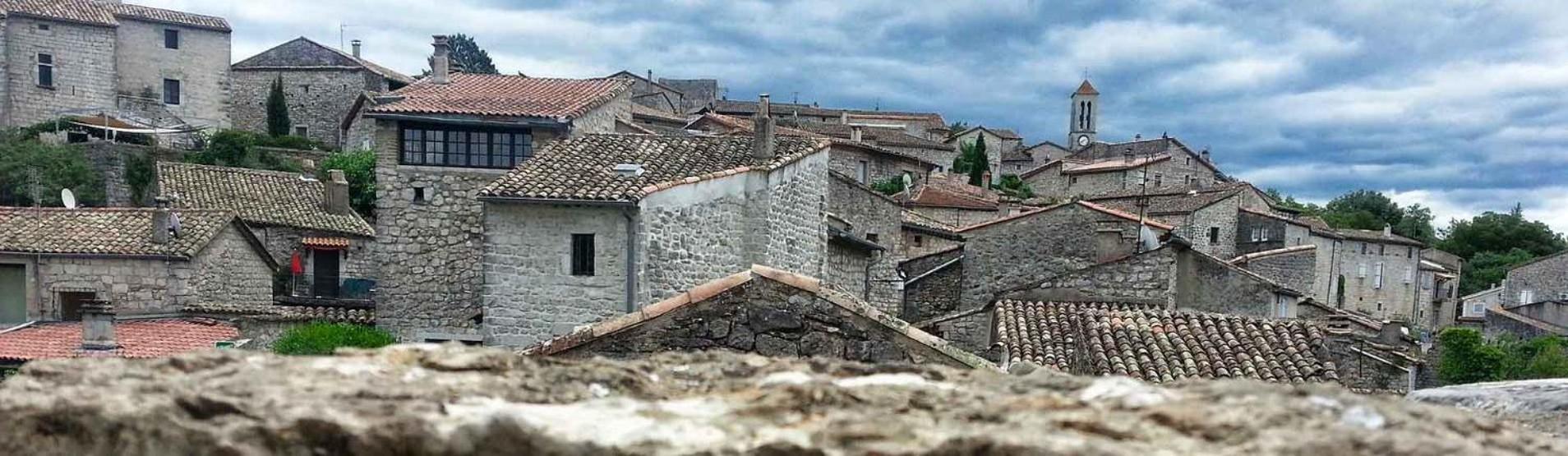 Maison Pierre Et Voute Au Coeur Du Village Balazuc Bagian luar foto